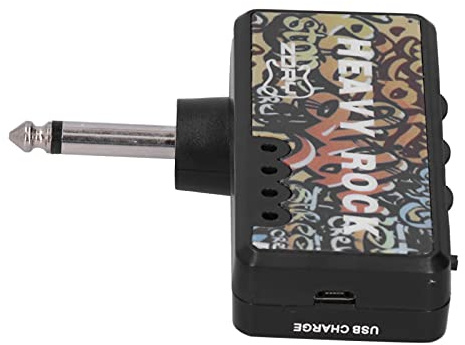 Amplificatore per Cuffie per Basso Elettrico con Accessori di Ricarica USB