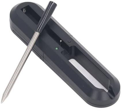 Bluetooth-Thermometer für Grill, Thermometer mit Bluetooth-Sonde IP68, Überwachung der Lebensmitteltemperatur, kabellos, wasserdicht, für BBQ APP Show