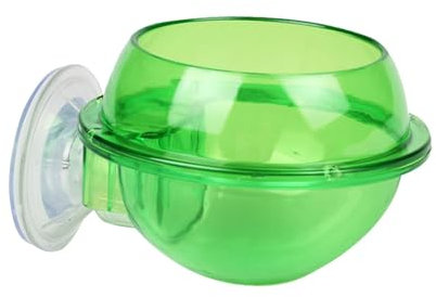 Dispenser di cibo per rettili con ventosa, dispenser a ventosa per rettili, ciotola per acqua Gecko Ledge, dispenser per camaleonte, ciotola, ciotole per acqua rettili, cibo vivo anti-maledizione