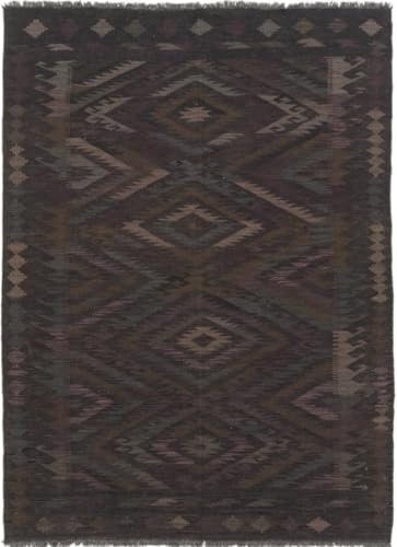 Nain Trading Kelim Afghan Heritage 147x196 Handgewebt Modern Orientteppich Designteppich Teppich Wolle