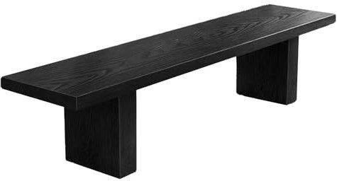 LYXWGRZD Esszimmerbank, Holzbank, schmale Tischbänke, Esszimmerbank, strukturelle Stabilität, Küchenbank, Bank am Bettende for Wohnzimmer, Esszimmer, Flur(160cm/62.9in)