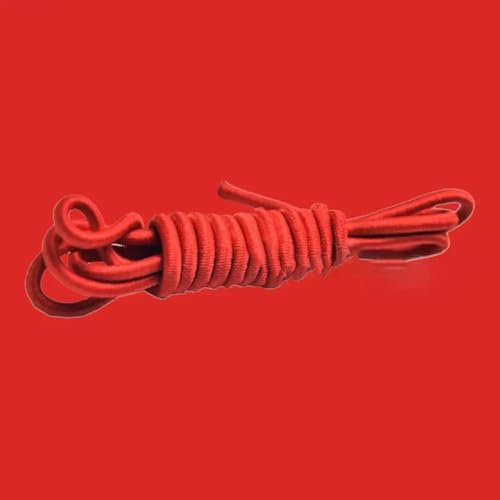 5 metros, 1 mm, 2 mm, 3,0 mm, elásticos redondos, cuerda elástica, banda de goma, cordón, cordones, accesorios de costura, rojo, 3,0 mm, 5 metros