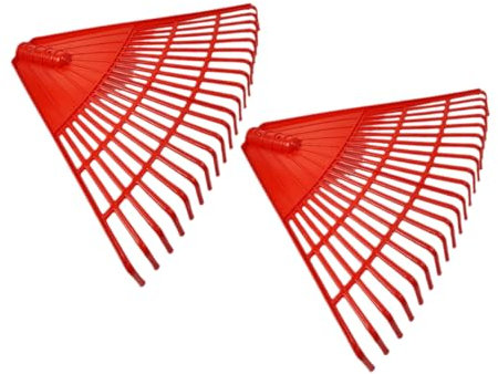 LOORGVEL 2piezas Rastrillo De Rastrillo para Césped Herramientas De Jardinería Alta Fácil De Usar