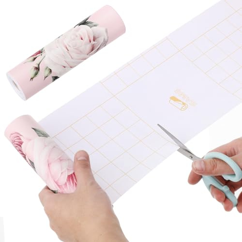 Gatuida Adesivo da Parete Autoadesivo con Motivo Floreale Elegante Bordura per Cucina Bagno Soggiorno Facile Applicazione senza Utensili