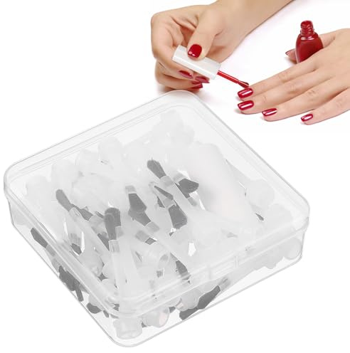 ABOOFAN 50piezas Pincel Desechable para Esmalte de Uñas Repuesto para Salones de Uñas de Suministros para Manicura