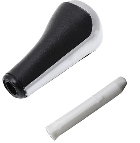 Schalthebel Für Peugeot 206 207 208 301 307 308 407 408 607 3008 5008 Für RCZ Auto Ersatz Schaltknauf Stick Shifter Hebel Stift Automatische Schaltknauf Abdeckung(Chrome and Adapter)