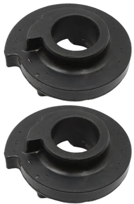 Callume 2x Federteller hinten Kompatibel mit Audi A4 B9 A5 B9 A6 C8 Q7 4M | Referenznummern: 4M0512297B, 8WD512297; aus formstabilem Gummi zur zuverlässigen Lagerung der Schraubenfeder.