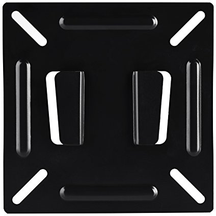 Richer-R Monitorhalterung Wandhalterung, 12-24 Zoll Computer LCD Bildschirm Monitorhalter,LED- TV Wandhalterung Wandhalter VESA 75x75 100x100 Schwarz