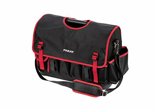 PARAT BASIC Tool Softbag L | Werkzeugtasche mit 32L Volumen & 51 Werkzeugplätzen | Robuste Nylon Tool Bag mit Schultergurt & Tragegriffen | Profi Toolbag für Elektriker & Handwerker