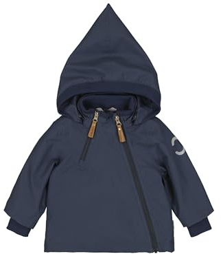 Mikk-line Sommarjacka Barn Vattentät Övergångsjacka 100% Återvunnen Polyester Blå Nätter 104