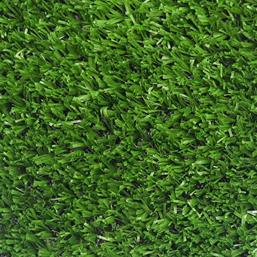TENAX Standard Green 1,00x4 m Erba Sintetica, Stuoia con fibre da 7 mm, Tappeto Verde per Pavimentazioni Esterne e Interne, Balconi, Decorazione Ingressi e Passatoie