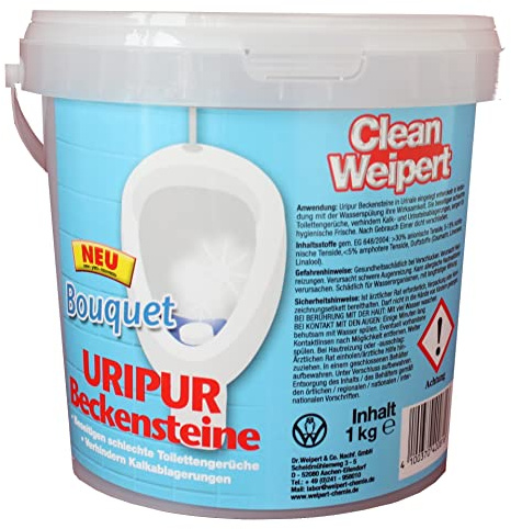 Uripur Bouquet Beckensteine für Urinale und Toilette 2 x 1 kg