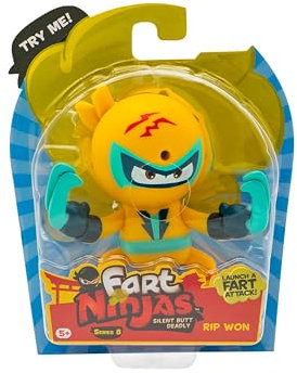 Fart Ninjas | RipWon Series 8 Collectible Figures | 10 Hilariously Realistic Fart Sounds | Ages 5+ Gifts & Toys 8 to Collect