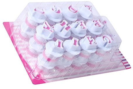 IMIKEYA 1set Capital Letter Spring Biscuit Cutters for Creative Cookie Moulds DIY Fondant Pressure Cutting Tools for Baking Biscuits Fruit and Craft