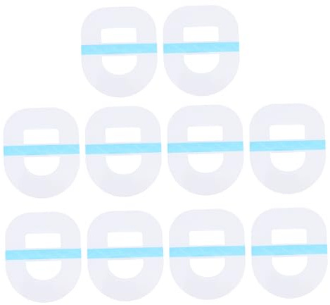 minkissy Kroppsplåster Hudsensor Fixeringsplåster 10-pack Självhäftande Sensorhudklistermärke Sport Sensor Fixator Lättvikt