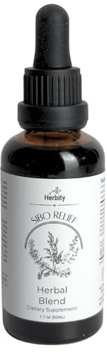 Herbity Gut Health & Digestion Drops – Natural Bitters for Digestion with Berberis, Wormwood & Clove – Stomach Soothe & Gut Cleanse Support for Women & Men | 1.7 oz