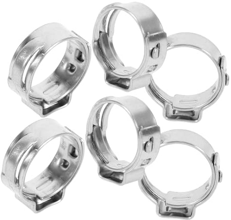 Cabilock 50pezzi Morsetti Pex Inossidabile Anelli Crimpatura Pex Raccordi Clip Strumento Crimpatura Professionale Morsetto Ad Anello Morsetto Per Tubo Del Carburante