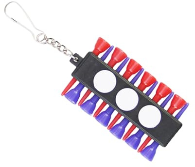 NVOQILIN Gürtelclip für Golftaschen, Zubehör für Damen und Herren, Kunststoff, Golf-Tee-Halter, Gürtel, Golf-Tees, Aufbewahrungsclip