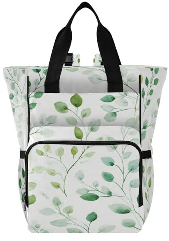 Ttgoth Sac à dos à langer imperméable avec porte-biberons isothermes, sac à dos de voyage multi-poches avec sangles de poussette pour maman et papa