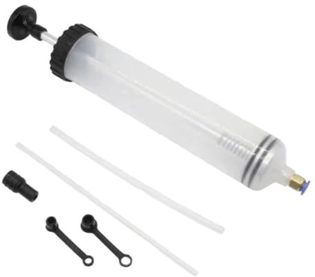500CC Ölansaugpumpe, zusätzlich mit einem Meter Schlauch, geeignet für Bremsflüssigkeit, Getriebeöl, Kühlmittel, Motoröl-Saug- und Einspritzpumpe, zum Absaugen und Sprühen von Öl und Flüssigkeiten