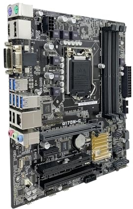 Placa Madre Placa Base Fit For ASUS Q170M-C Intel Q170 LGA 1151 DDR4 64GB Micro ATX Compatible con i5-7400 i5-6400 i3-6300 i7-6700 i7-7700 CPU