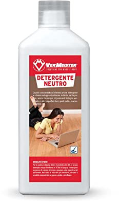 Detergente Neutro Vermeister - Detergente neutro per la pulizia ordinaria di pavimenti in legno verniciato, cotto, marmo, ceramica ed altre superfici calpestabili …