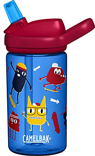 CAMELBAK Eddy+ Kids Bottles - Skate Monsters, 0.4 Litre/14 oz