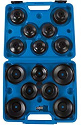 CLICLED Set da 14 pezzi chiave a tazza filtro olio motore auto smontaggio rimozione