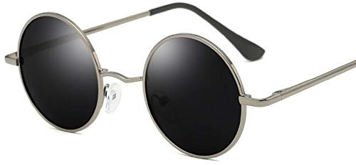 Sunglasses Modische Sonnenbrille Mode Runde Polarisierte Sonnenbrille Männer Brand Design Frauen Shades Retro Legierun