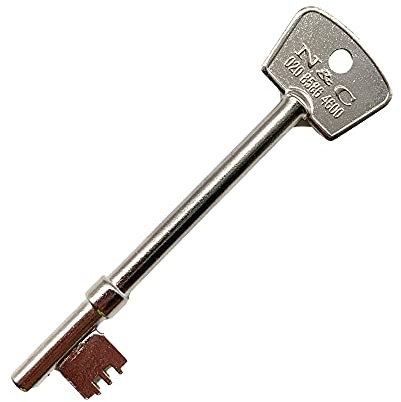Radar Key for Disabled Toilet Access Easy Turn Facilities Grip Chrome