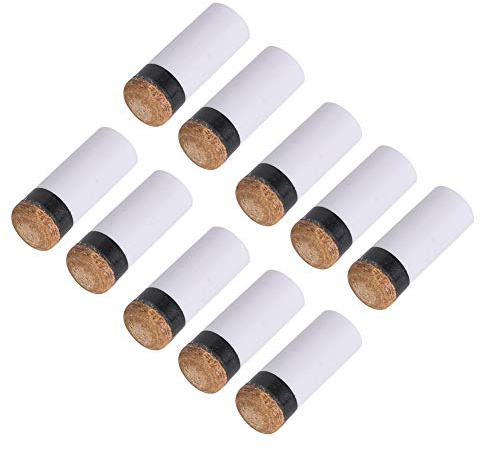 Alvinlite 10 Stück Billard-Queue-Ferrulen mit aufschraubbaren austauschbaren Spitzen, 10-13 mm Snooker-Pool-Queue-Ersatzzubehör für Snooker-Billard-Spiel #57(13mm) Pool-Queue-Spitzen
