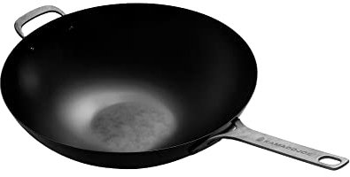 Kamado Joe Karbon Steel Carbon Steel Wok for Classic Joe and Big Joe Grills