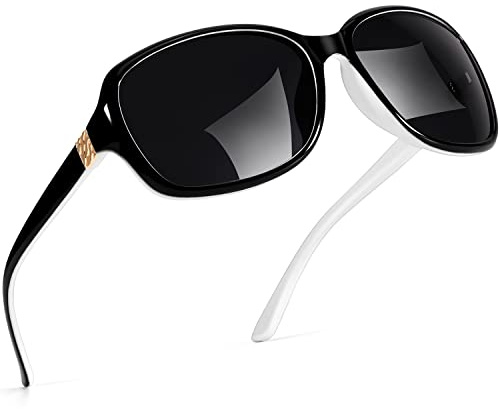 SIPHEW Sonnenbrille Damen Polarisierte UV400 Schutz | Klassische Mode Stil, Leichtes Gestel, für Autofahren Outdoor, Sonnenbrillen für Frauen