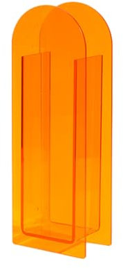 Jarrón acrílico, contenedor floral moderno, soporte floral rectangular, jarrón de mesa, decoración estética moderna de habitación, centro de mesa decorativo, jarrón acrílico para estantería de