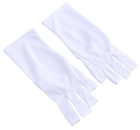 SOESFOUFU Guantes Anti-uv Para Manicura Protección Uv Guantes Cortos Ligeros y Elásticos