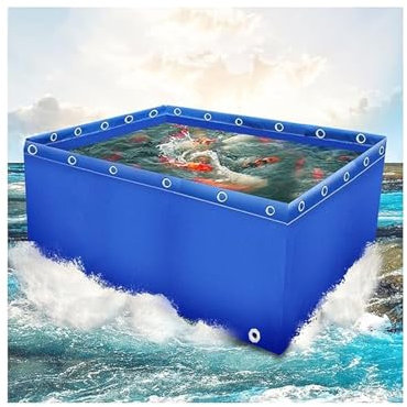 Toile En PVC Pour Étangs, Piscine Hors Sol, Étang À Poissons, Réservoir D'étang À Poissons, Piscine À Poissons Pour L'élevage De Carpes Koï, Piscine D'aquaculture, Piscine À Poissons Pour L'élevage De