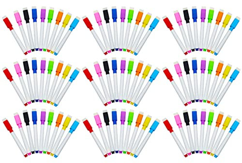 Operitacx Löschbare Whiteboard-marker Mit Feiner Spitze 90er-set Whiteboard-marker Für Die Schule Löschbare Stiftspitzen Büromarker