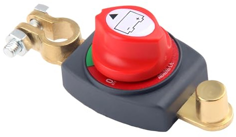 Xmart Batterie Hauptschalter Autobatterie Trennschalter Wasserdichter Trennschalter Cloudpower Batterieschalter Autobatterie Trennschalter Batterietrennschalter 12v/24v für für PKW LKW Bus Yacht
