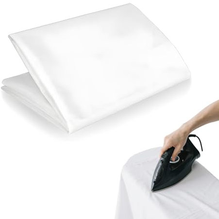VVQWCY Ironing Fleece Fabric 200 x 100 cm, for Iron-on, Ironing Insert, White, Non-Woven Fabric Insert, Lightweight Insert, for Ironing on for Sewing Crafts, DIY, Embroidery