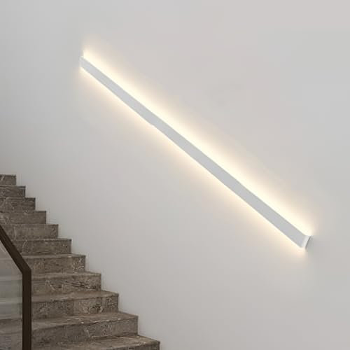 Wandmontierte Treppen-Handläufe für den Innenbereich mit LED-Bewegungsmelder, verstellbare Lichtfarben, perfekt für Treppen- und Veranda-Eingang