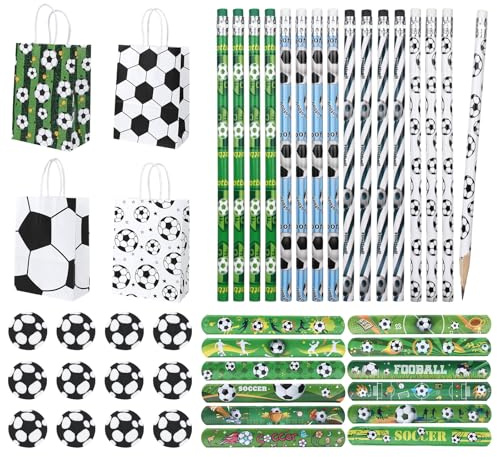 60 Stück Fußball Mitgebsel Jungen, Fussball Geschenke Jungen Kindergeburtstag,Schultüte Fußball Deko Geburtstag KinderGastgeschenke Geburtstag Mitgebsel Kinder, FußballdekMitgebsel Kinder 10 Jahre