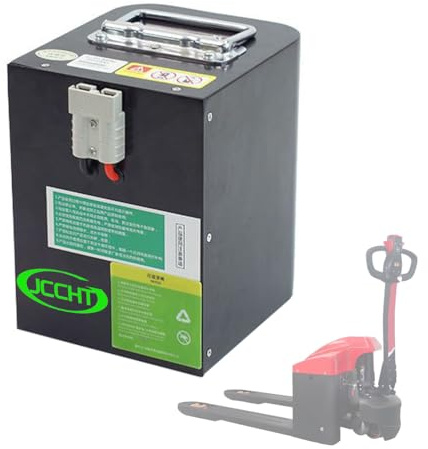 JCCHT Batterie Lithium 24 V 25 Ah 30 Ah pour transpalette électrique, Remplacement de Batterie 170 A/-Y, Accessoire pour Chariot élévateur électrique,24v25ah