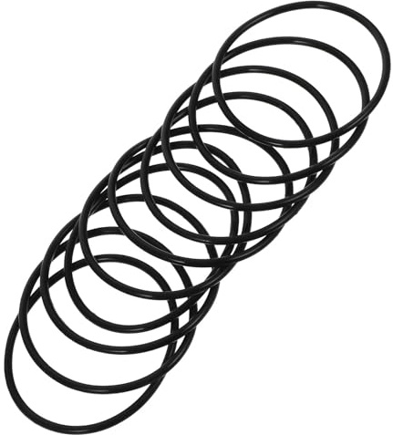 Levemolo 10 Stück Teiliges Elastische Silikonarmbänder Dünn Einfarbig Schwarz Komfortabel und Modisch Vielseitig Einsetzbar als Outdoor handschlaufe und Alltagsschmuck für Erwachsene und