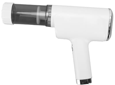 Fdit Machine à Pâtes Portative, Presse à Nouilles Automatique, Machine à Nouilles électrique Portable avec 5 Formes de Pâtes pour Fraîches Faites Maison dans la Cuisine à (WHITE)