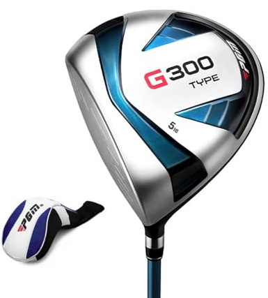 #1W/3W/5W Left or Right Handed Golf Driver with Graphite Shaft Titanium Head Fairway Wood Men Golf Hybrid Stick Stiff Flex with Headcover