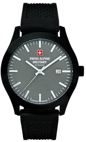 Swiss Alpine Military by Grovana 7055-1878SAM Herren-Armbanduhr, Schwarz