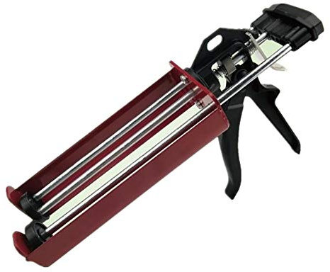 Wzrx7 - shop Pistolet à cartouche Double 400ml Acier composant Pistolet à colle Pistolet à calfeutrer pour carreaux de céramique Seam Accueil de réparation Rouge Gâchette
