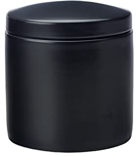 Maxwell & Williams IA0053 Vorratsdose – 1000 ml Füllvolumen Schwarz, Porzellan groß – Epicurious – in Geschenkbox