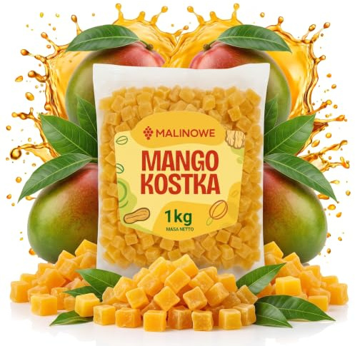Malinowe MANGO KANDIERTER WÜRFEL 1kg Mangowürfel