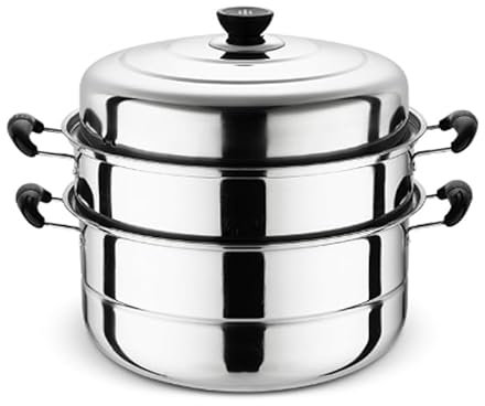 Spremiagrumi a vapore in acciaio inox adatto a tutti i tipi di fornelli, compresi quelli a induzione